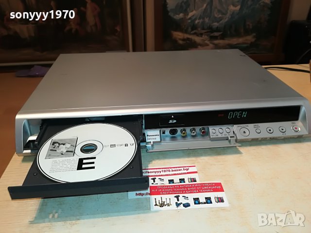 PANASONIC DMR-EH56EG-S HDD/DVD RECORDER 1208221844, снимка 2 - Плейъри, домашно кино, прожектори - 37675662