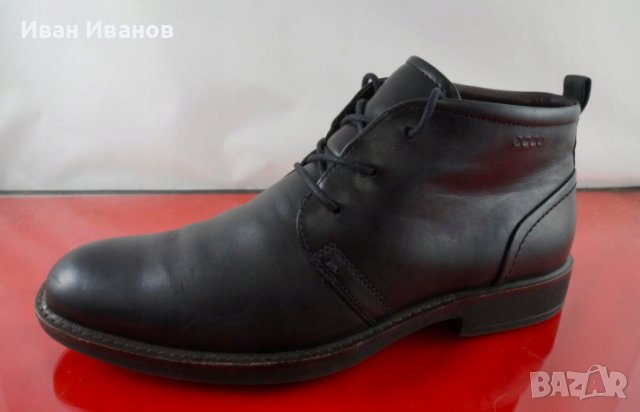 Набукови Боти  ECCO  номер 44-45, снимка 3 - Мъжки боти - 39071732