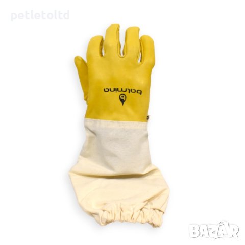 Ръкавици пчеларски от естествена кожа с ръкавели от дишаща материя, снимка 9 - За селскостопански - 21868957