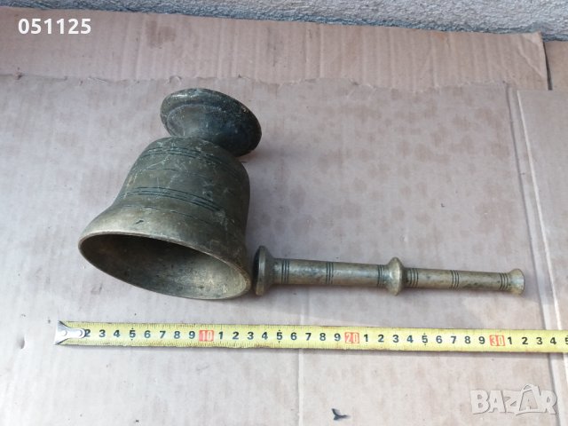 масивно възрожденско бронзово хаванче , снимка 13 - Антикварни и старинни предмети - 34984961