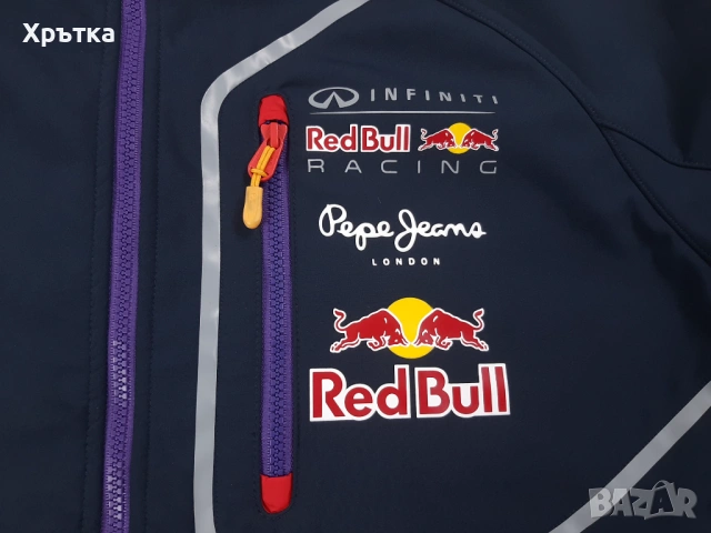 Red Bull x Pepe Jeans - Оригинално мъжко софтшел яке размер 2XL, снимка 10 - Якета - 53571244
