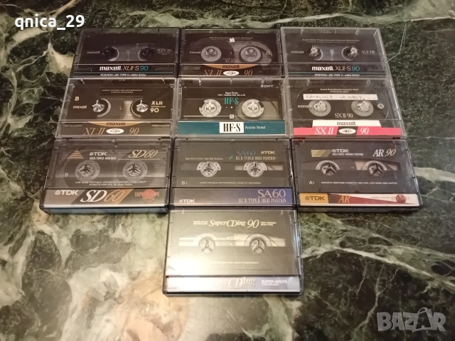 Лот 10 броя аудио касети /1/