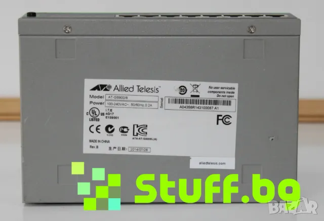 Суич Allied Telesis AT-GS900/8, снимка 5 - Суичове - 49660738