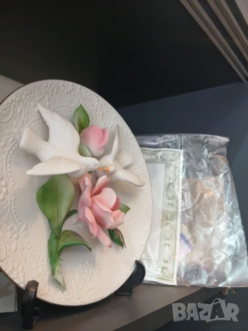 Capodimont,Love doves and roses, снимка 3 - Колекции - 51110971