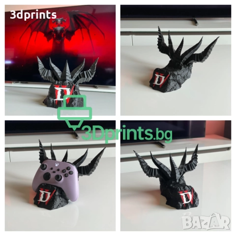 Стойка за Джойстик – Minecraft, Marvel, Diablo, Gaming Теми, снимка 5 - Аксесоари - 52840488