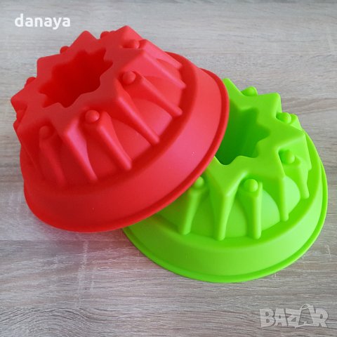 852 Силиконова форма за кекс Звезда 22см, снимка 3 - Форми - 27883054