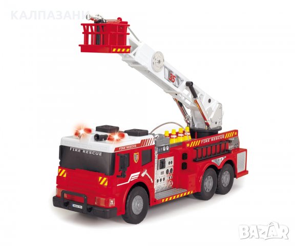 Радиоуправляема кола Дики, пожарен камион със стълба и струя за гасене на пожар 203719022038, снимка 2 - Коли, камиони, мотори, писти - 34915252