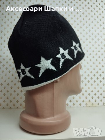 Мъжка плетена шапка - мпш30, снимка 2 - Шапки - 43301450