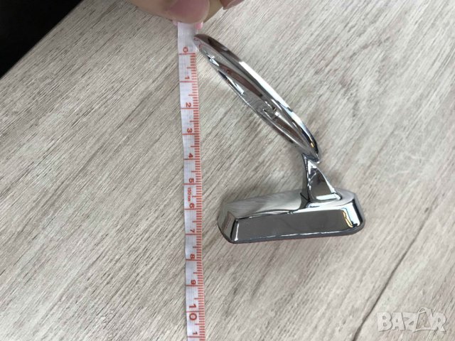 мерник Трабант стояща метална хром емблема на стойка преден капак прицел Trabant, снимка 5 - Аксесоари и консумативи - 33227951