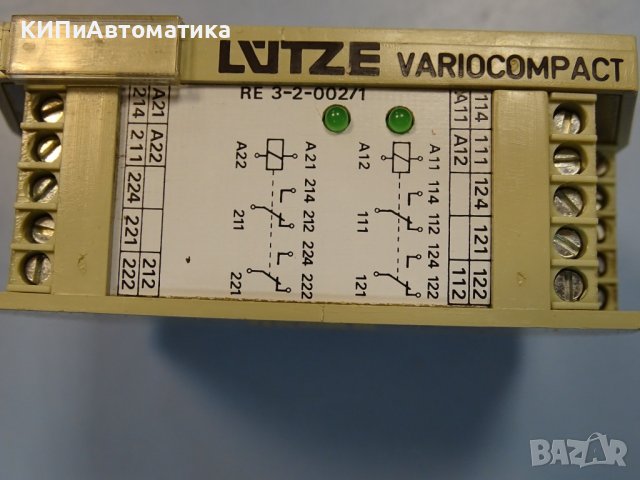 реле Lutze Variocompact Re 3-2-002/1 24V Module Relay, снимка 5 - Резервни части за машини - 37671658