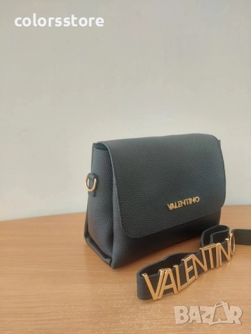 Черна чанта Valentino код VL-R44, снимка 3 - Чанти - 43023803