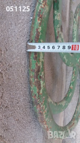 масивно възрожденско чигунено колело , снимка 10 - Антикварни и старинни предмети - 50659927