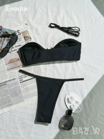 Нов комплект дамски бански от две части р-р S, M, L, XL, снимка 4 - Бански костюми - 50853608