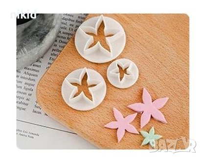 3 бр Роза Галакси за основа чашка на рози пластмасови резци резец форма тесто фондан