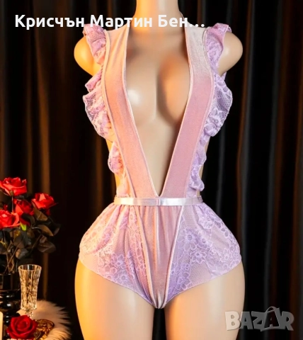 Боди Гащеризонче /л, хл , снимка 2 - Корсети, бюстиета, топове - 52330331