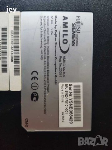 Лаптоп Fujitsu Siemens amilo M7405, снимка 4 - Лаптопи за дома - 27862142