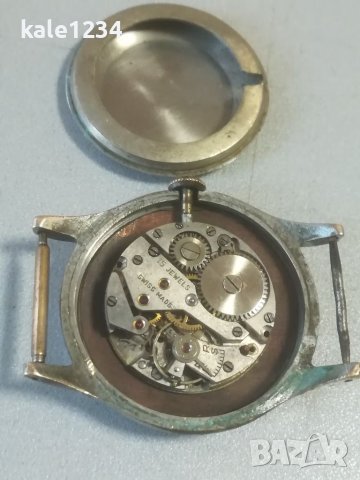 Часовник Chronometer ANCRE. Vintage watch. Швейцарски механизъм. Military watch. Военен. Мъжки , снимка 7 - Мъжки - 40588080