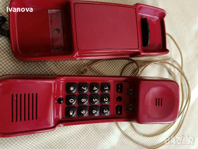 Телефон немски слушалка стационарен с бутони, снимка 3 - Друга електроника - 51647950