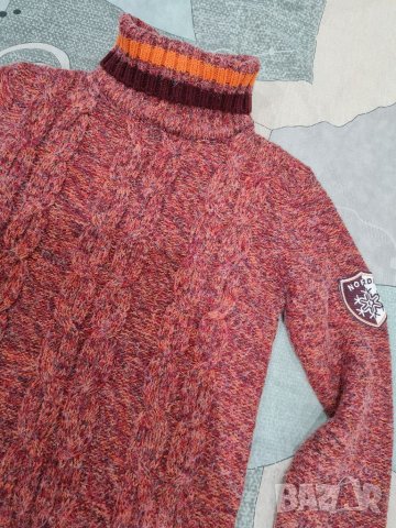 Цветен пуловер , снимка 2 - Блузи с дълъг ръкав и пуловери - 32551301