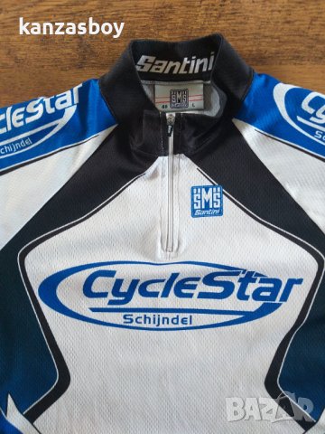 sms santini - страхотно мъжко джърси Л размер, снимка 2 - Тениски - 40422820