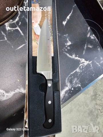 Нож за готвач WMF Spitzenklasse Plus,, снимка 8 - Прибори за хранене, готвене и сервиране - 52838050