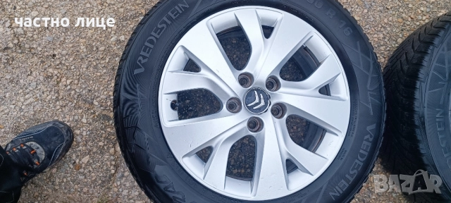 4 броя алуминиеви джанти за Ситроен С4 Пикасо 16цола, снимка 3 - Гуми и джанти - 52293942