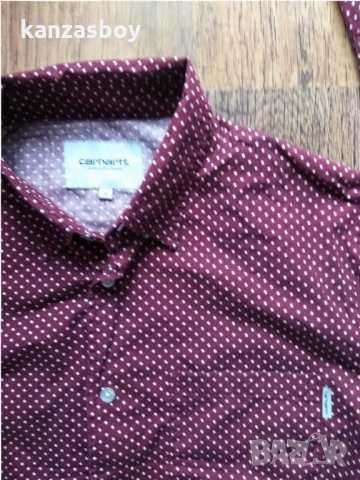 carhartt dots shirt - страхотна мъжка риза КАТО НОВА, снимка 4 - Ризи - 32413029
