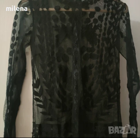 Официална дълга дантелена рокля