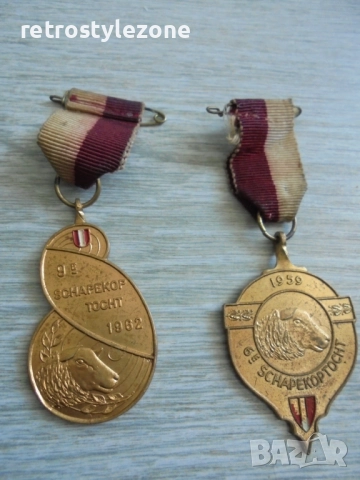 № 8346 Стари медали / ретро значки / колекционерски комплект (5 броя) , снимка 3 - Други ценни предмети - 52308219