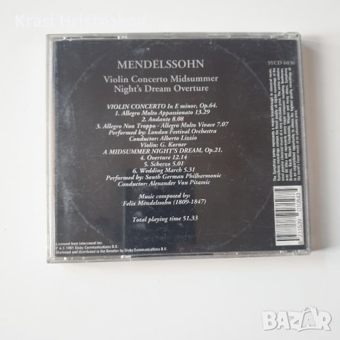 Felix Mendelssohn cd, снимка 3 - CD дискове - 43555673