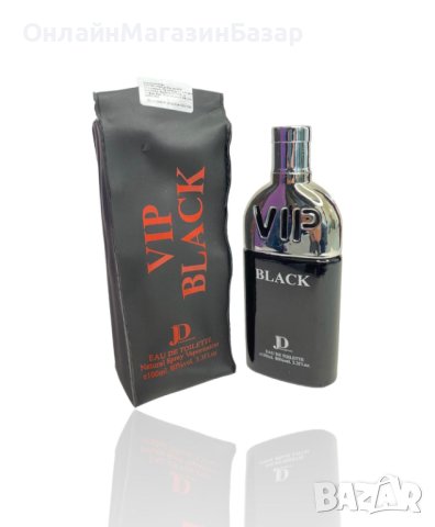 Парфюмна вода за мъже VIP BLACK JD, 100ML EAU DE TOILETTE, снимка 1 - Мъжки парфюми - 43866996