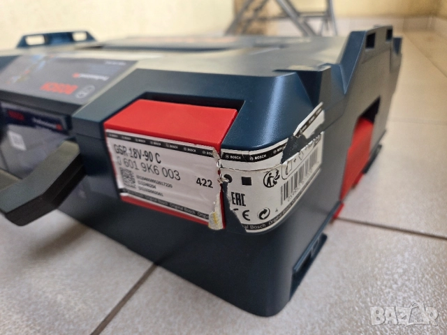 Акумулаторен винтоверт BOSCH GSR 18V-90 C 06019K6003 2 батерии зарядно, снимка 4 - Други инструменти - 52677953