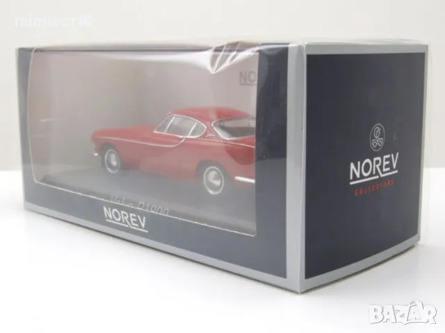 Volvo P1800 1961 - мащаб 1:43 на Norev моделът е нов в PVC дисплей-кейс, снимка 9 - Колекции - 49553597