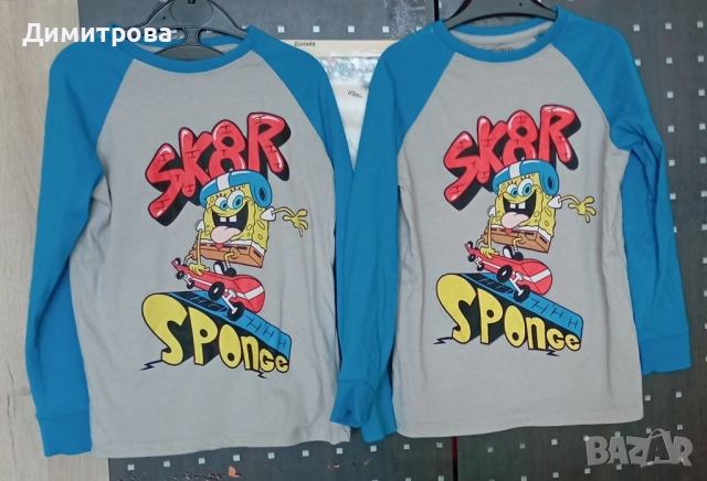 Лот тънки блузки размер 122см, снимка 2 - Детски Блузи и туники - 51919693