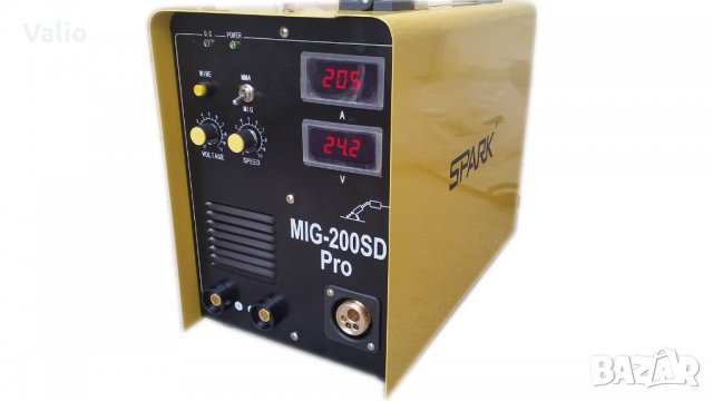 Инверторно Со2 2в1 с реални 200А MIG-MMA 200SD PRO