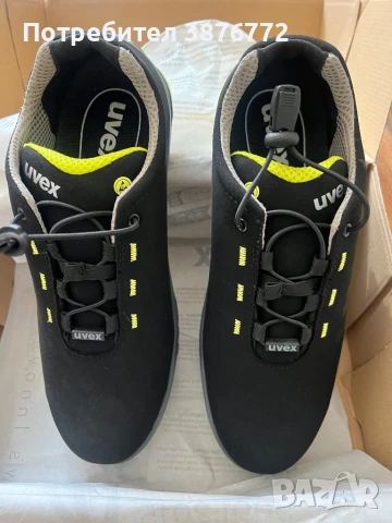 Работни обувки UVEX, номер 45, снимка 6 - Маратонки - 51002385