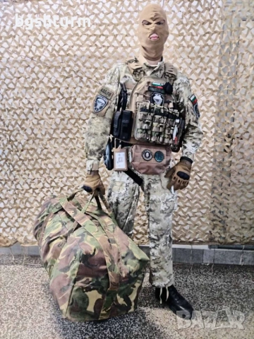 Огромен Холандски Пилотски Сак (DPM Camo) – Изключително здрав!, снимка 3 - Сакове - 28046443