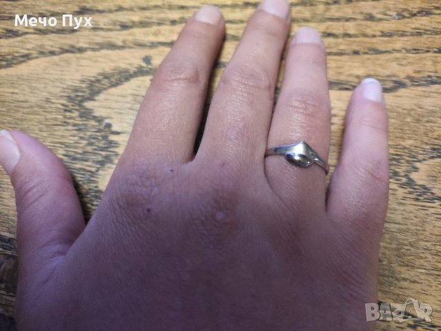 Сребърен пръстен (56), снимка 2 - Пръстени - 38430097