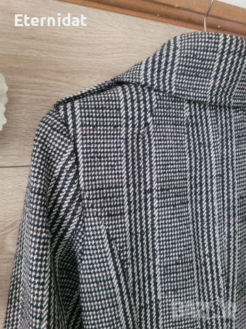 Палто с коланче AMISU вълна , снимка 13 - Палта, манта - 51943388