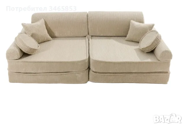 Диван за детска стая 160x80cм. - Диван за игра за деца, Montessori Детски диван с функция сън , снимка 2 - Мебели за детската стая - 49186203