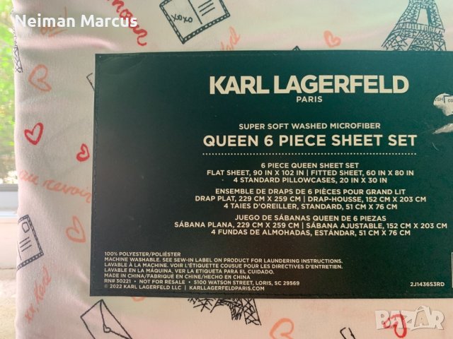 Karl Lagerfeld • #KarlLagerfeld, снимка 2 - Спално бельо - 37787274