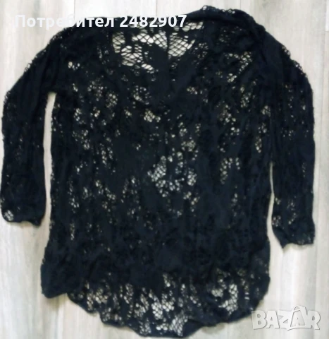 Дамска блуза - мрежа , снимка 4 - Блузи с дълъг ръкав и пуловери - 51118782