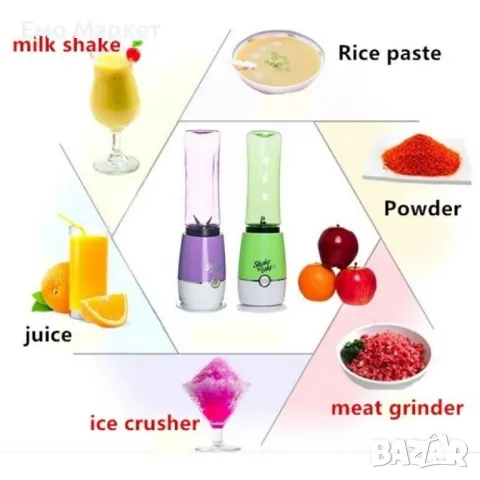 Мини Блендер Shake N Take 3, снимка 2 - Блендери - 49942546