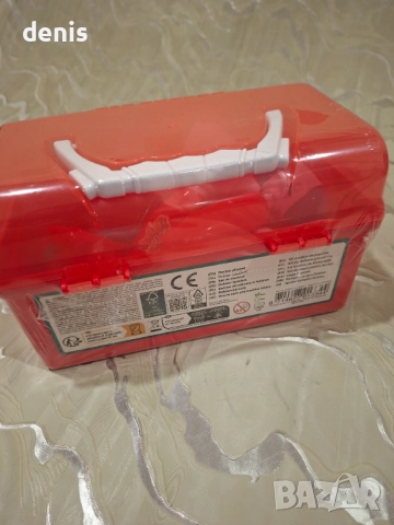 Детски комплект за игра с куфар с лекар - червен, снимка 5 - Образователни игри - 52868632