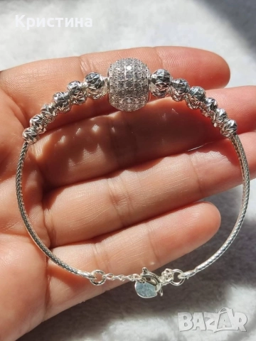 Нова сребърна гривна Виетнам, снимка 6 - Гривни - 51962385