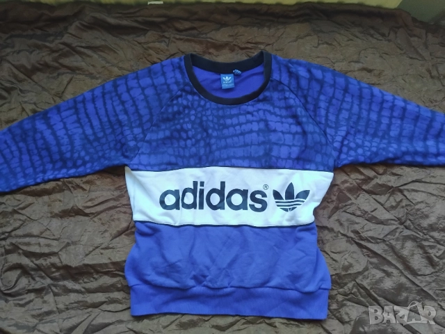 Adidas 100% оригинална спортна дамска блуза с дълъг ръкав