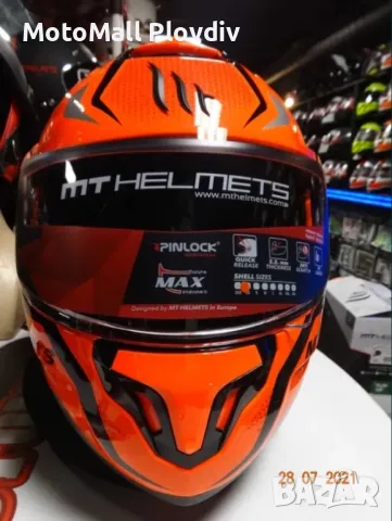 каска MT Helmets каска ATOM SV модуларна мото каска тъмни очила, снимка 7 - Аксесоари и консумативи - 49176463