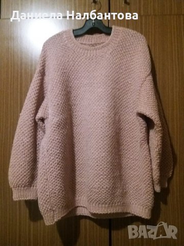 Блузка за макси дами 2XL , ръчно плетена