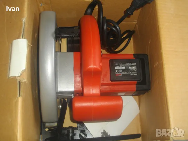 НОВ Немски Електрически ръчен ЦИРКУЛЯР 1200 вата Пълен комплект Реже 55 мм ф160мм ProWork PHS1200, снимка 18 - Други инструменти - 47275495