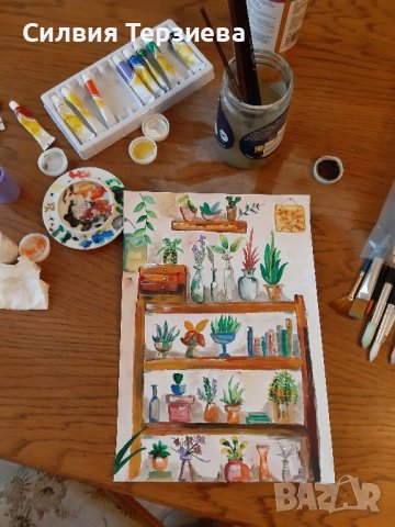 Картина "Полицата", снимка 5 - Картини - 43896272